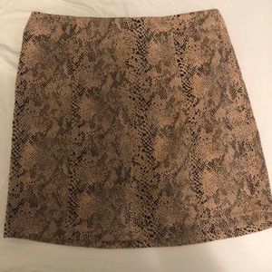 Snake skin skirt
